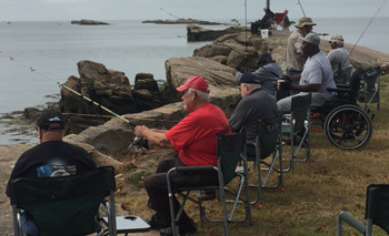 Vets Fishing in Branford